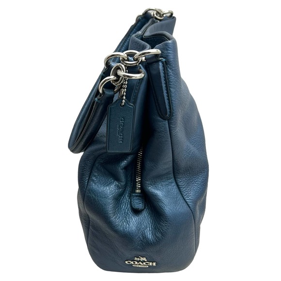 Coach Phoebe Navy Shoulder Bag F32723 / F1157 - Picture 5 of 9